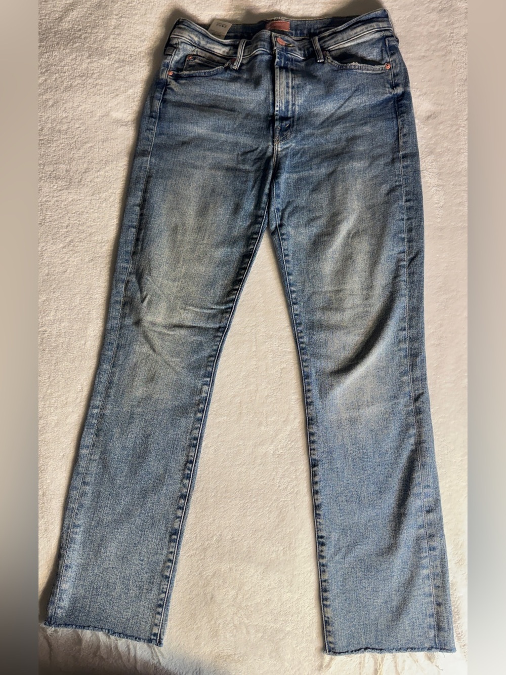 MOTHER The Rascal Ankle Fray Denim jeans size 30